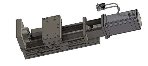 Mini Tensile Machine CAD rendering